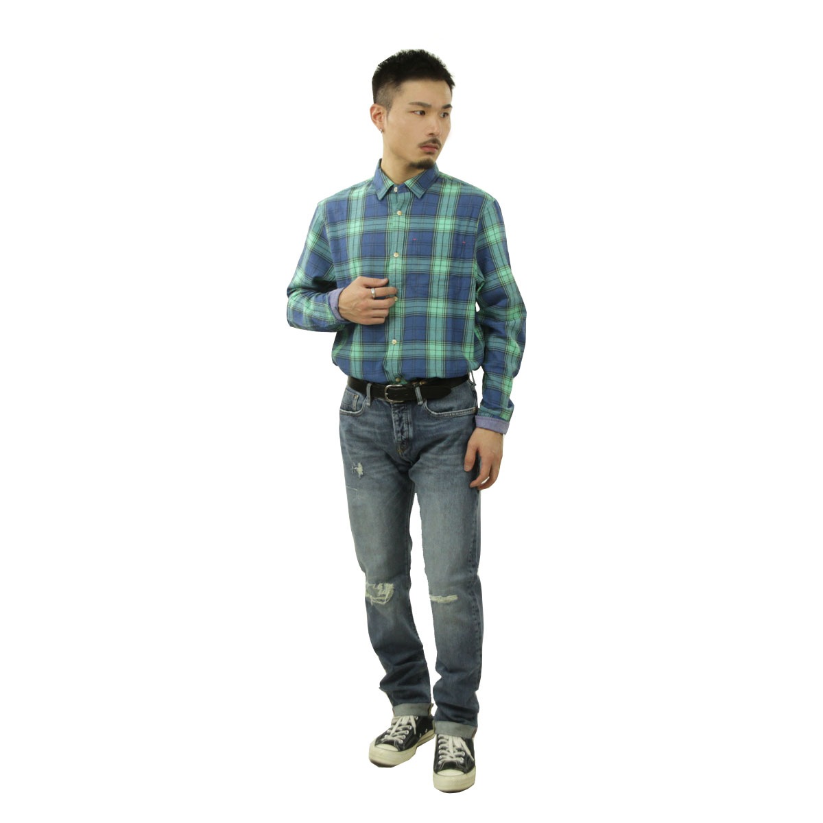 �����å�����ɥ����� ��� �����å������ ��������Ź SCOTCH��SODA �ܥ�������� Ĺµ����� REGULAR-FIT CHECKED SEERSUCKER VOILE SHIRTS COMBO A 169728 0217 71415 59