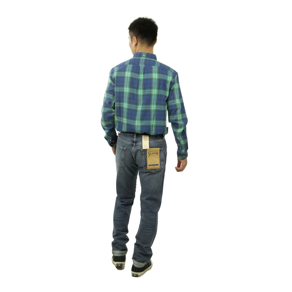 �����å�����ɥ����� ��� �����å������ ��������Ź SCOTCH��SODA �ܥ�������� Ĺµ����� REGULAR-FIT CHECKED SEERSUCKER VOILE SHIRTS COMBO A 169728 0217 71415 59