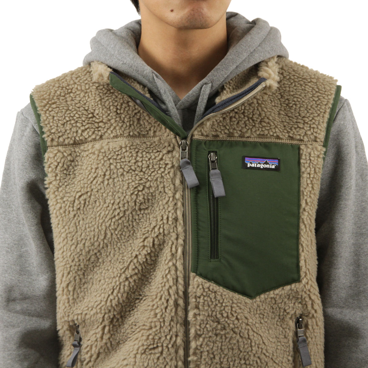 �ѥ����˥� ��� �٥��� ������ patagonia ��ȥ�X �������� �ե꡼�� �ܥ��٥��� CLASSIC RETRO-X VEST 23048 SBDY SEABIRD GREY A53B B1C C1D D4E E08F