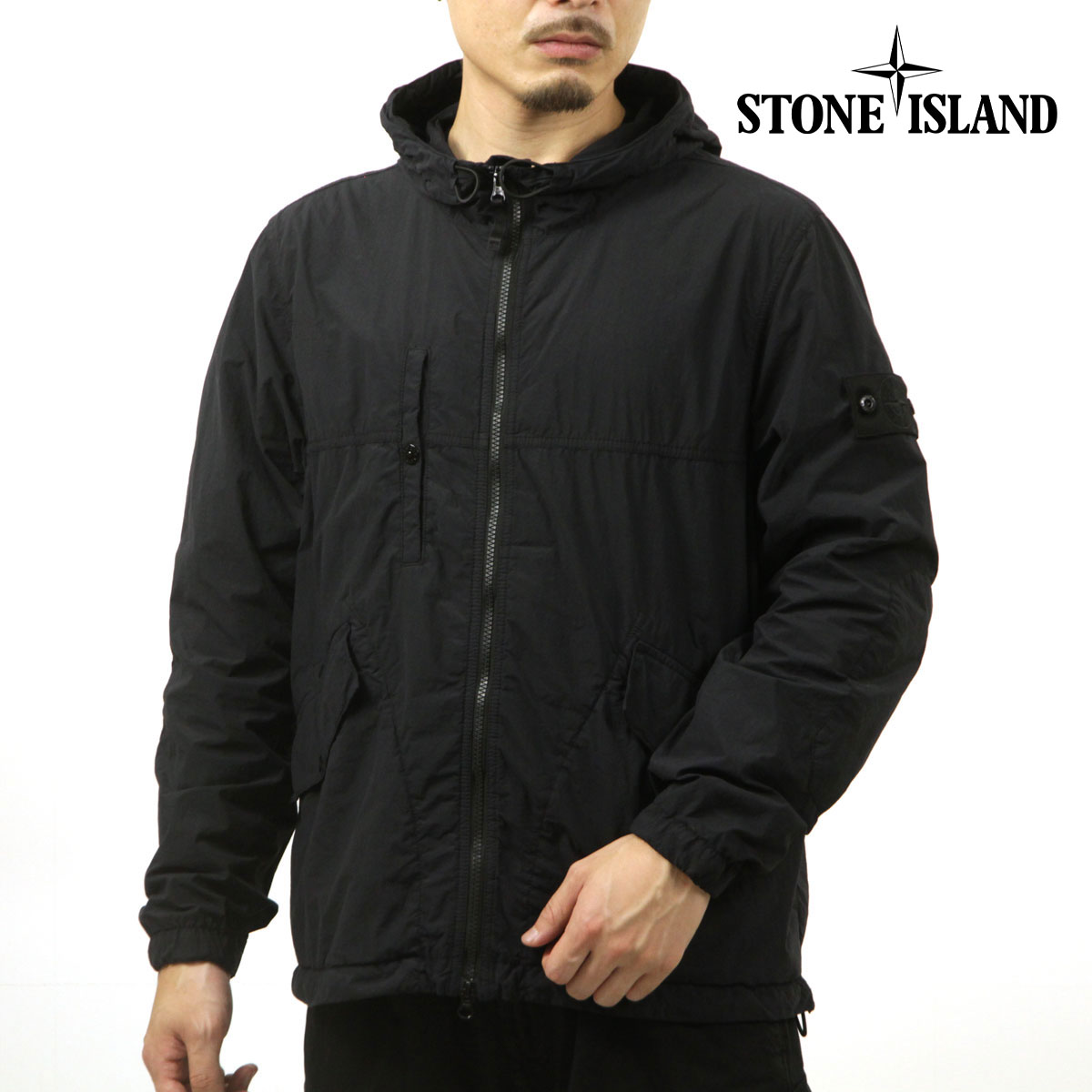 ȡ󥢥    STONE ISLAND 㥱å STONE ISLAND K1S15 4100032 S00F6 V0029 BLACK
