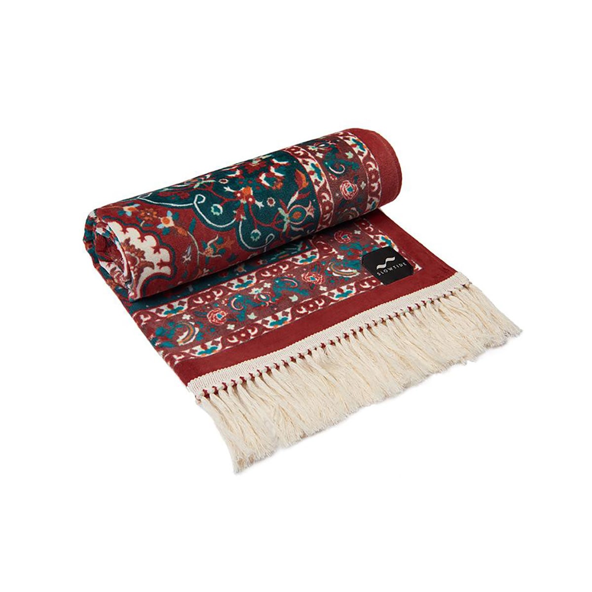 ������������ SLOWTIDE ������ �ӡ��������� HAVEN FRINGE BEACH BATH TOWEL ST086 BURGUNDY A97B B1C CBD D0E E11F