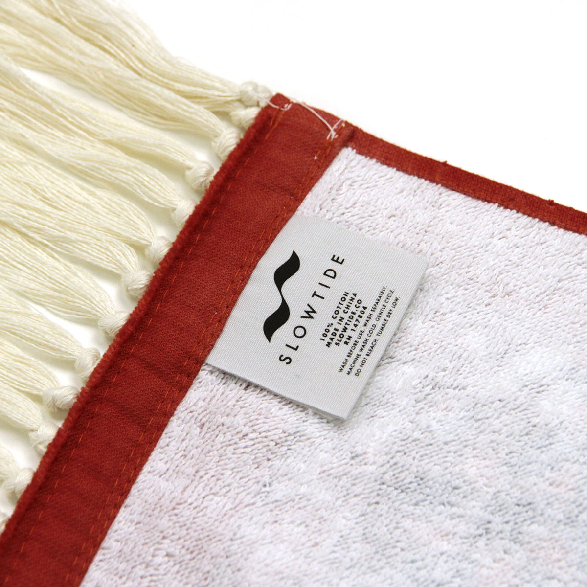 ������������ SLOWTIDE ������ �ӡ��������� HAVEN FRINGE BEACH BATH TOWEL ST086 BURGUNDY A97B B1C CBD D0E E11F