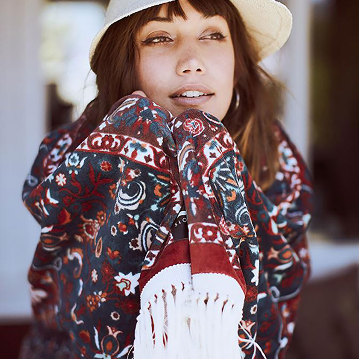 ������������ SLOWTIDE ������ �ӡ��������� HAVEN FRINGE BEACH BATH TOWEL ST086 BURGUNDY A97B B1C CBD D0E E11F