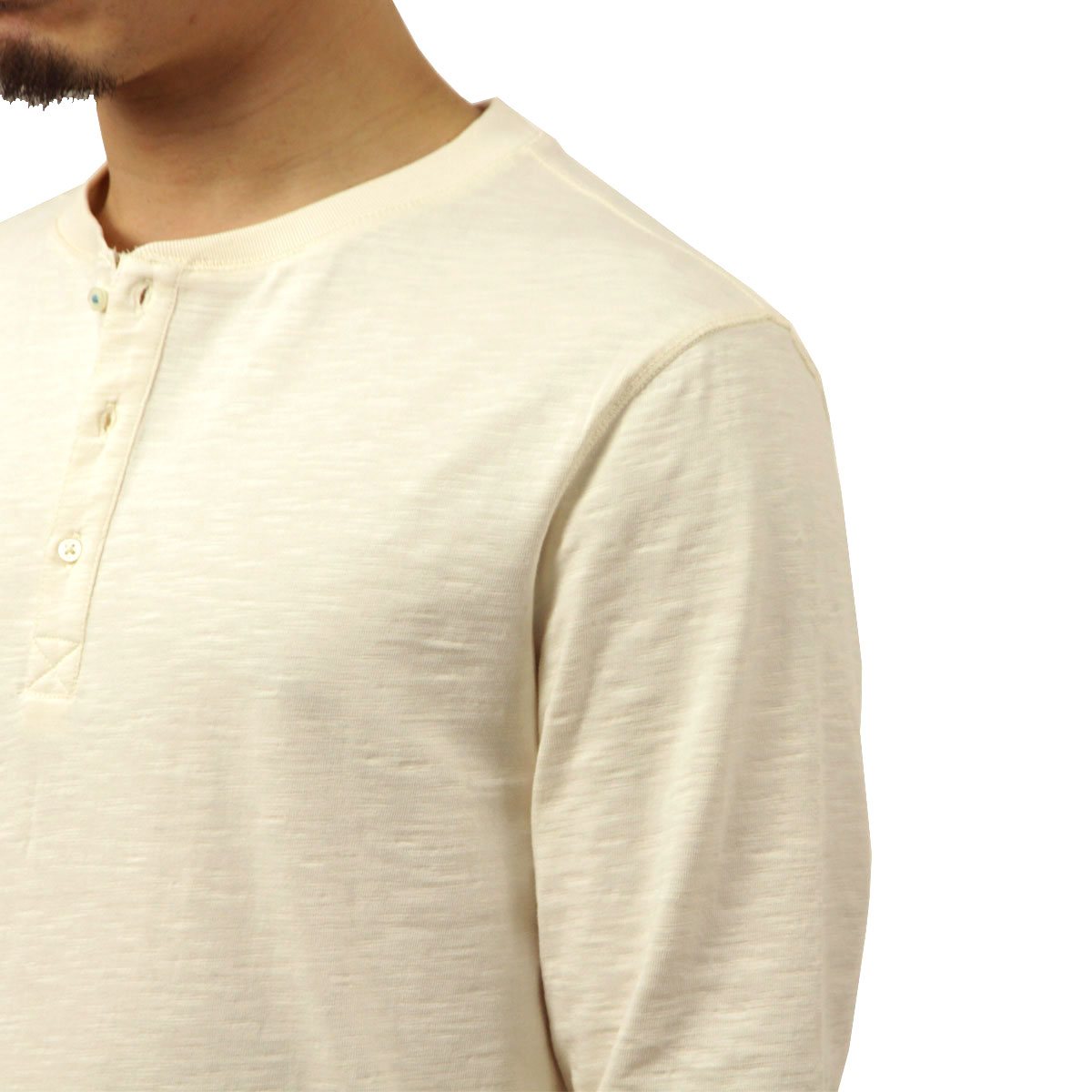�����å�����ɥ����� ��� ĹµT����� ��������Ź SCOTCH&SODA �إ�꡼�ͥå� ����T HENLEY SLUB YARN REGULAR FIT LONG SLEEVED T-SHIRT EGGNOG 182322 270 53401 31 A39B B1C C1D D2E E18F