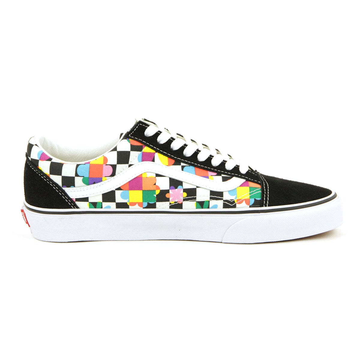 �Х� ������ɥ������� ��� ��ǥ����� ��������Ź VANS ���ˡ����� �����å��� �����å� VANS OLD SKOOL (FLORAL CHECKERBOARD) BLACK/TRUE WHITE VN0A5KRFB05 A33B B1C C4D D2E E13F