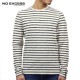 �Ρ��������� ����T ��� ��������Ź NO EXCESS ĹµT����� LONG SLEEVE STRIPE TEE BLACK 160103 020 D00S15