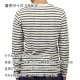 �Ρ��������� ����T ��� ��������Ź NO EXCESS ĹµT����� LONG SLEEVE STRIPE TEE BLACK 160103 020 D00S15