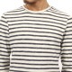 �Ρ��������� ����T ��� ��������Ź NO EXCESS ĹµT����� LONG SLEEVE STRIPE TEE BLACK 160103 020 D00S15