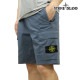 ȡ󥢥  硼ȥѥ  STONE ISLAND ϡեѥ ѥ ܥȥॹ STONE ISLAND STRETCH COTTON BERMUDA CARGO SHORT BLUE GREY L0803