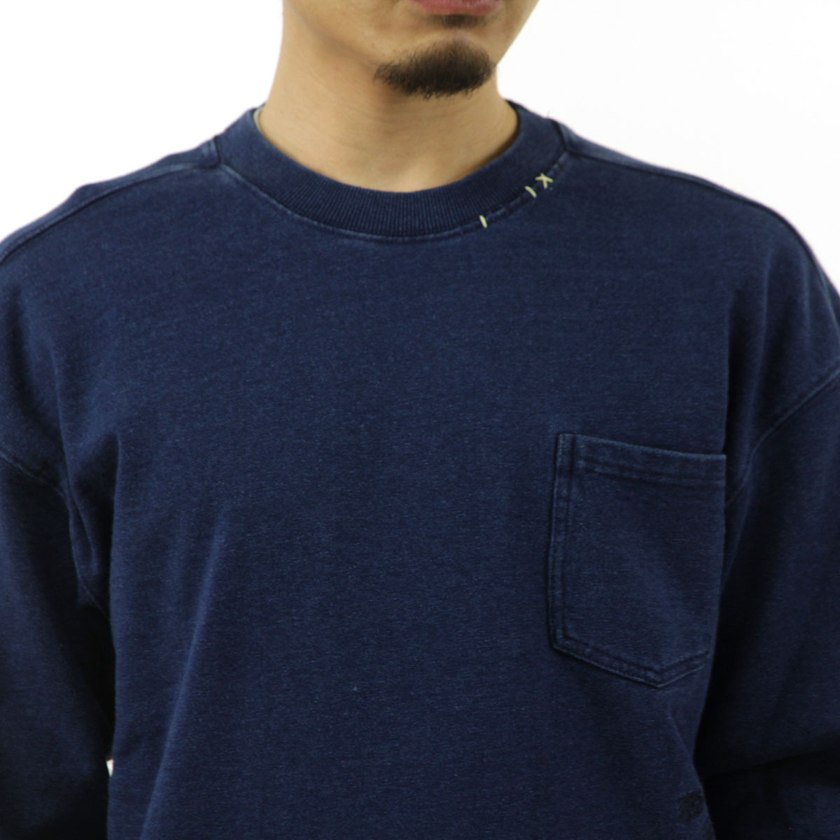 �����å�����ɥ����� ��� �������å� ��������Ź SCOTCH��SODA ���롼�ͥå� �ȥ졼�ʡ� INDIGO DENIM CREWNECK SWEATSHIRT INDIGO 170873 0089 73813 78