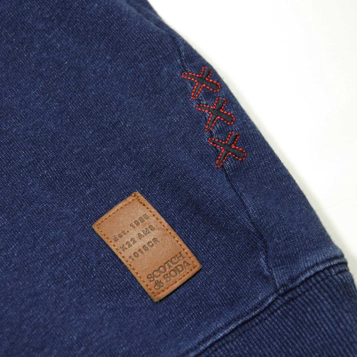 �����å�����ɥ����� ��� �������å� ��������Ź SCOTCH��SODA ���롼�ͥå� �ȥ졼�ʡ� INDIGO DENIM CREWNECK SWEATSHIRT INDIGO 170873 0089 73813 78