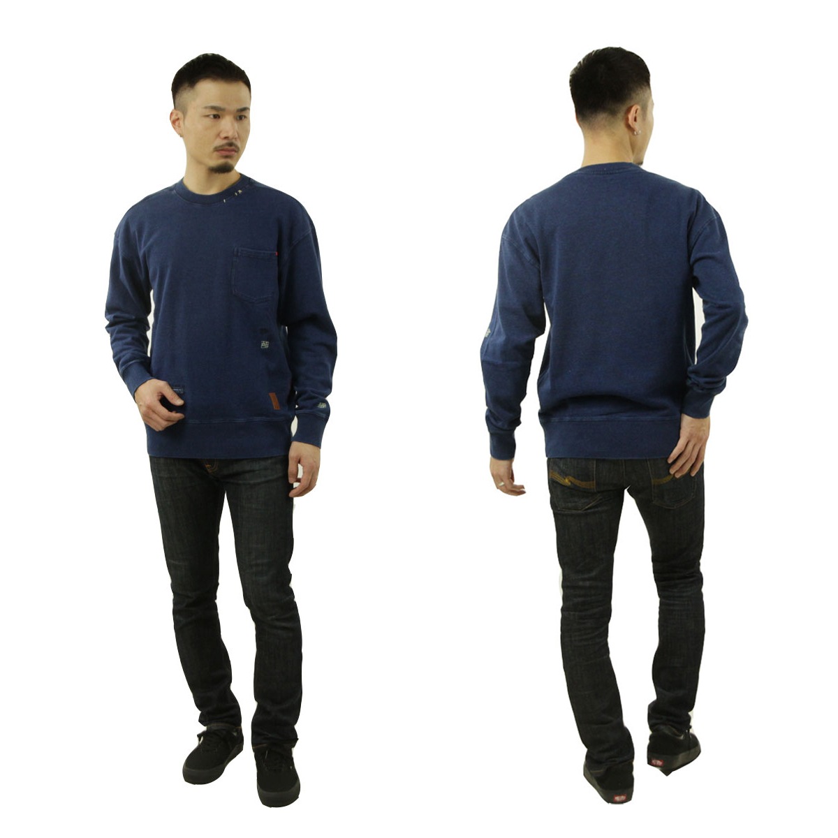 �����å�����ɥ����� ��� �������å� ��������Ź SCOTCH��SODA ���롼�ͥå� �ȥ졼�ʡ� INDIGO DENIM CREWNECK SWEATSHIRT INDIGO 170873 0089 73813 78