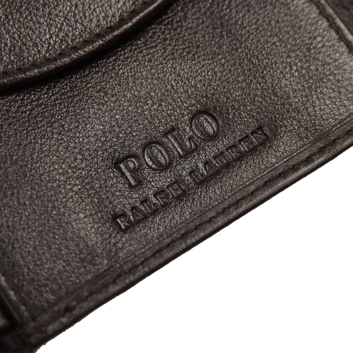�ݥ� ���ե������ ��� ��ǥ����� ���� ������ POLO RALPH LAUREN �쥶��������å� ����ޤ� EU BILL W/ COIN-WALLET BROWN 405914235 001