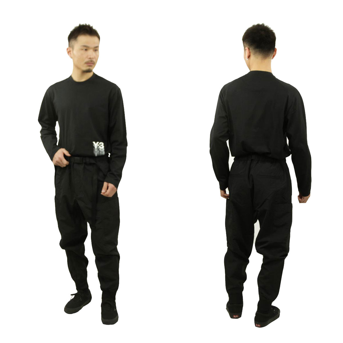 �磻���꡼ ��� �ʥ�����ѥ�� ������ Y-3 �ܥȥॹ ���եѥ�� CRK NYL CUF PNT IN8757 BLACK