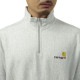 �����ϡ��� ��� �������å� ������ CARHARTT WIP ���� �ϡ��ե��å� �ȥ졼�ʡ� HALF ZIP AMERICAN SCRIPT SWEAT ASH HEATHER I027014 482XX