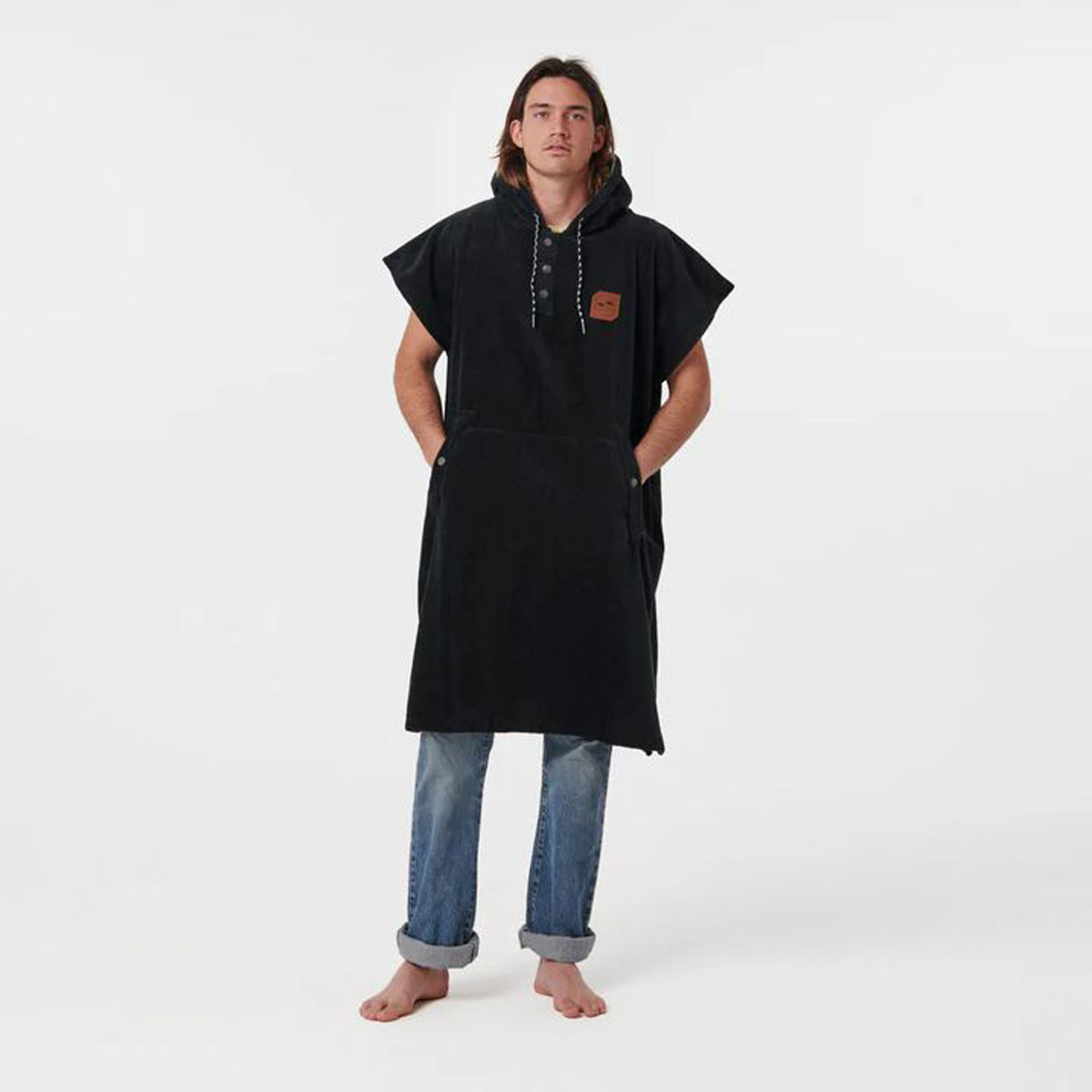 ������������ SLOWTIDE ��������Ź �ݥ���� THE DIGS CHANGING EXTRA-WARM TOWEL PONCHO ST078 BLACK A97B B3C CBD D0E E13F
