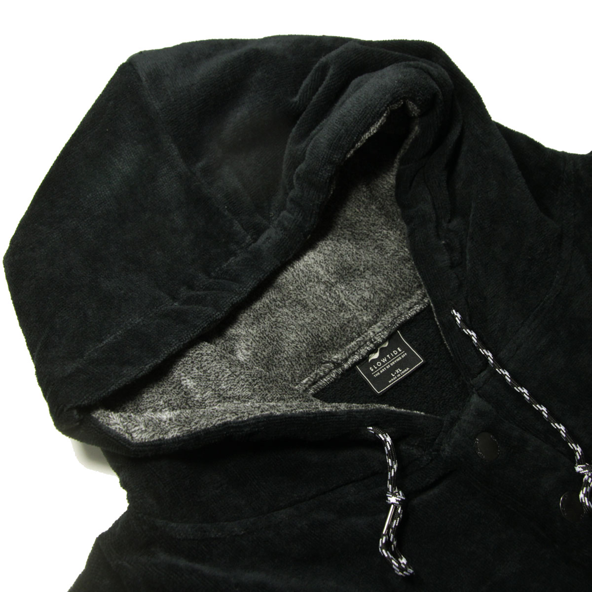 ������������ SLOWTIDE ��������Ź �ݥ���� THE DIGS CHANGING EXTRA-WARM TOWEL PONCHO ST078 BLACK A97B B3C CBD D0E E13F