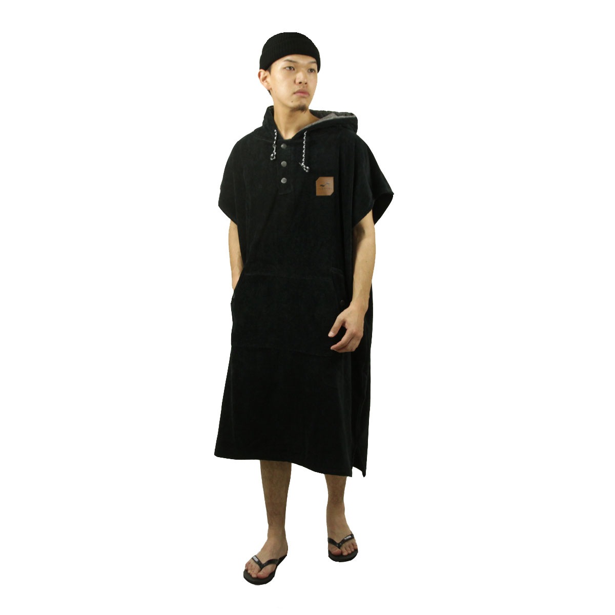 ������������ SLOWTIDE ��������Ź �ݥ���� THE DIGS CHANGING EXTRA-WARM TOWEL PONCHO ST078 BLACK A97B B3C CBD D0E E13F