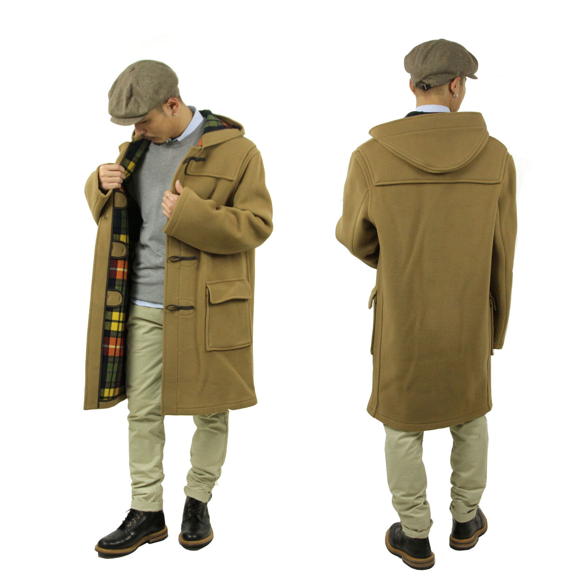 �������С������� ������ ��� ��������Ź GLOVERALL ���åե륳���� �����������㥱�å� GLOVERALL ORIGINAL DUFFLE COAT MS 5120/CT CLOTH CAMEL/BUCHANAN A85B B1C C1D D4E E04F