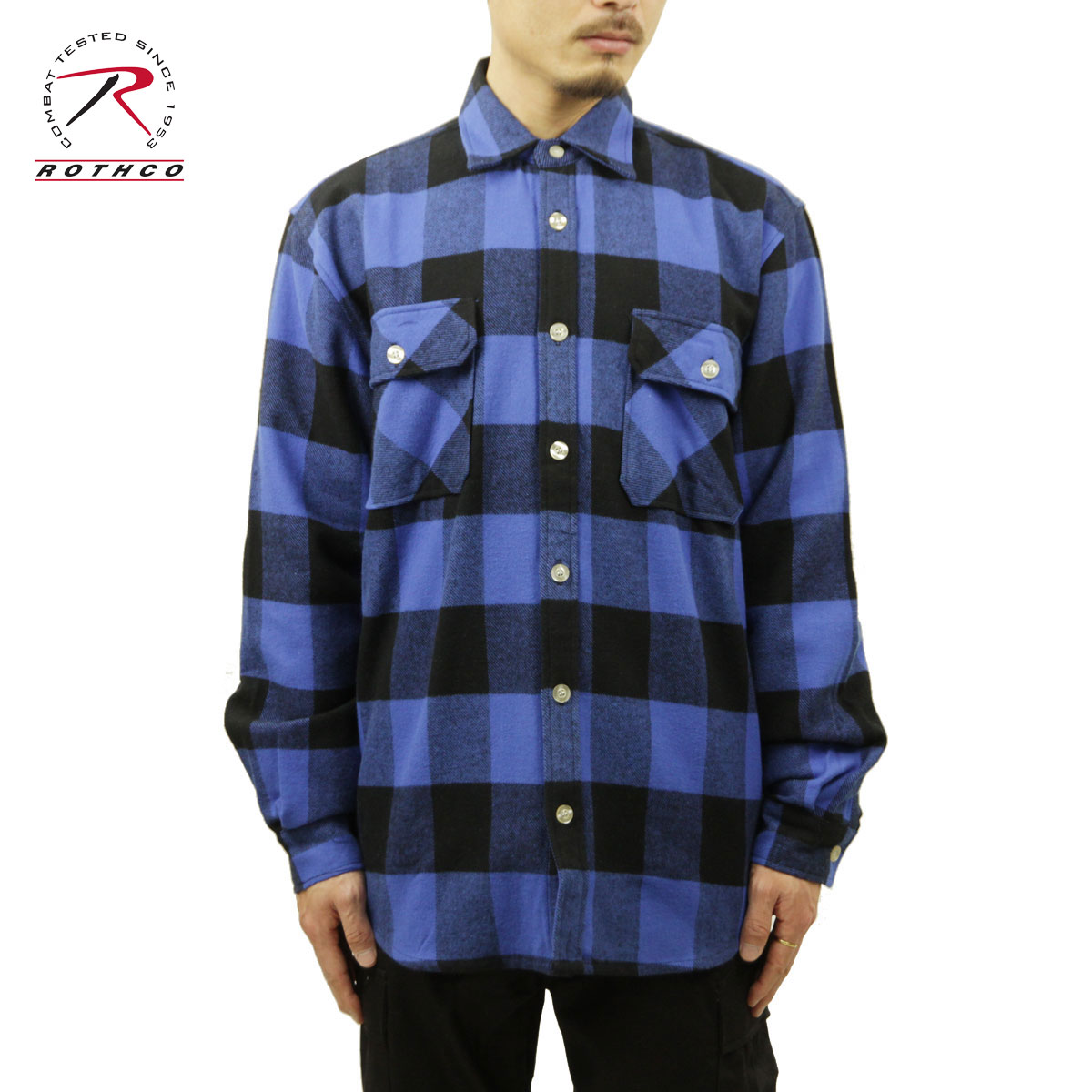 ������ ����� ��� ������ ROTHCO �ͥ륷��� �ե��ͥ륷��� �����å��� ROTHCO EXTRA HEAVYWEIGHT BUFFALO PLAID FLANNEL SHIRT BLUE 4739 A98B B1C C1D D6E E06F