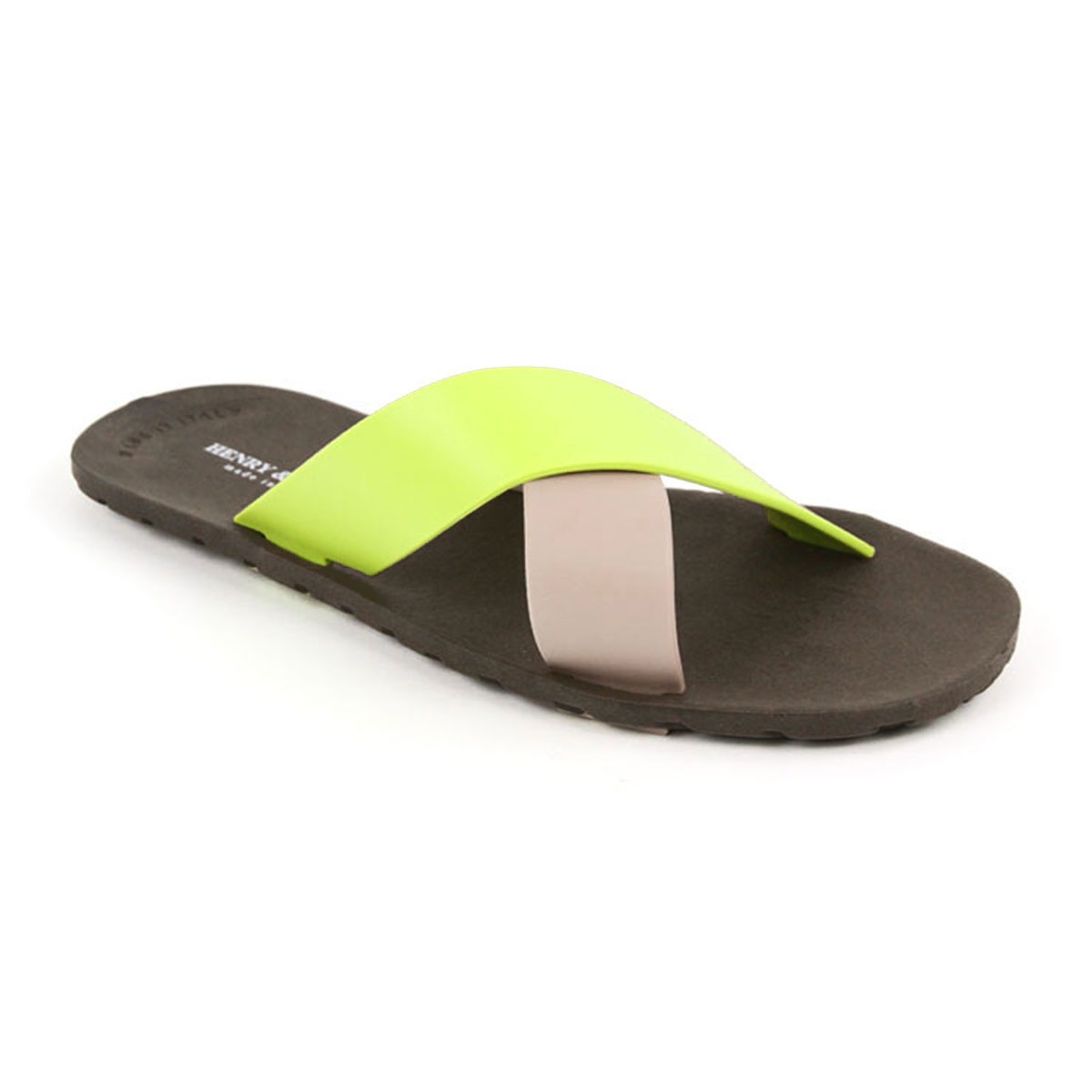 �إ�꡼����ɥإ�꡼ HENRY��HENRY ��������Ź ������� CROSS SANDAL MARRON / BEIGE / LIME 29/23/7 A66B B3C C4D D3E E04F