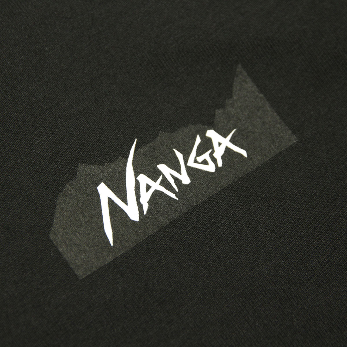 �ʥ� ��� ȾµT����� ��������Ź NANGA ���롼�ͥå� ���ݥ���� ���� ECO HYBRID MT LOGO TEE BLK NW2211-1G208 BLACK