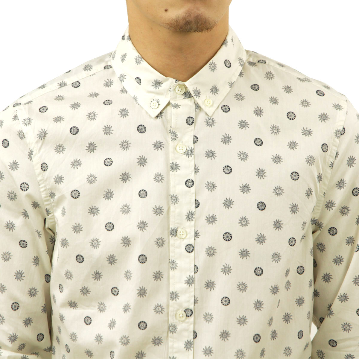 �����å�����ɥ����� ��� Ĺµ����� ��������Ź SCOTCH&SODA �ܥ�������� �ݥץ�󥷥�� MICROPRINT POPLIN SLIM FIT SHIRT FOULARD EGGNOG 183058 100 51415 09 A39B B1C C1D D6E E18F