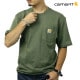 �����ϡ��� ��� ȾµT����� ������ CARHARTT ���롼�ͥå� ���� �ݥ�T WORKWEAR POCKET SHORT-SLEEVE T-SHIRT K87 DOV DUSTY OLIVE A11B B1C C1D D1E E08F