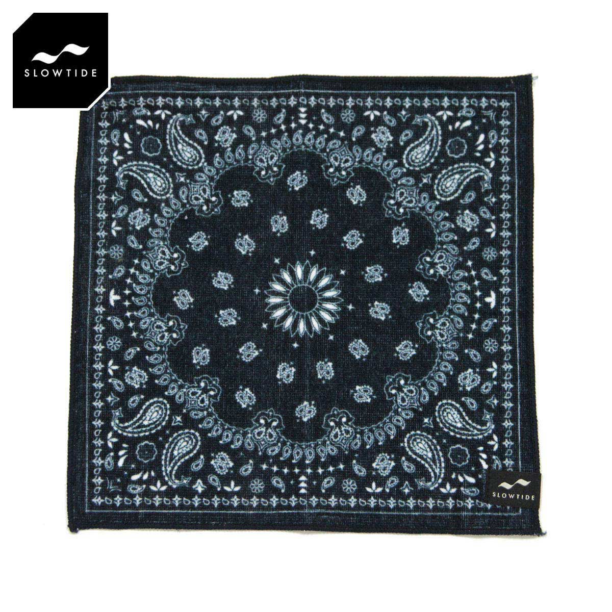 ������������ SLOWTIDE ��������Ź �ϥ󥫥� PAYSLEY PARK HT HAND TOWEL HANDKERCHIEF - NAVY A97B B3C CBD D0E E06F