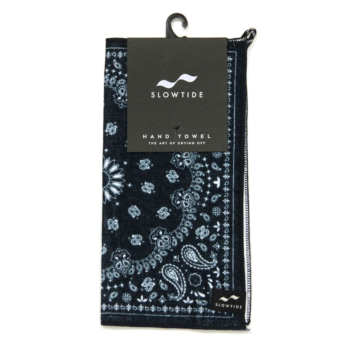 ������������ SLOWTIDE ��������Ź �ϥ󥫥� PAYSLEY PARK HT HAND TOWEL HANDKERCHIEF - NAVY A97B B3C CBD D0E E06F
