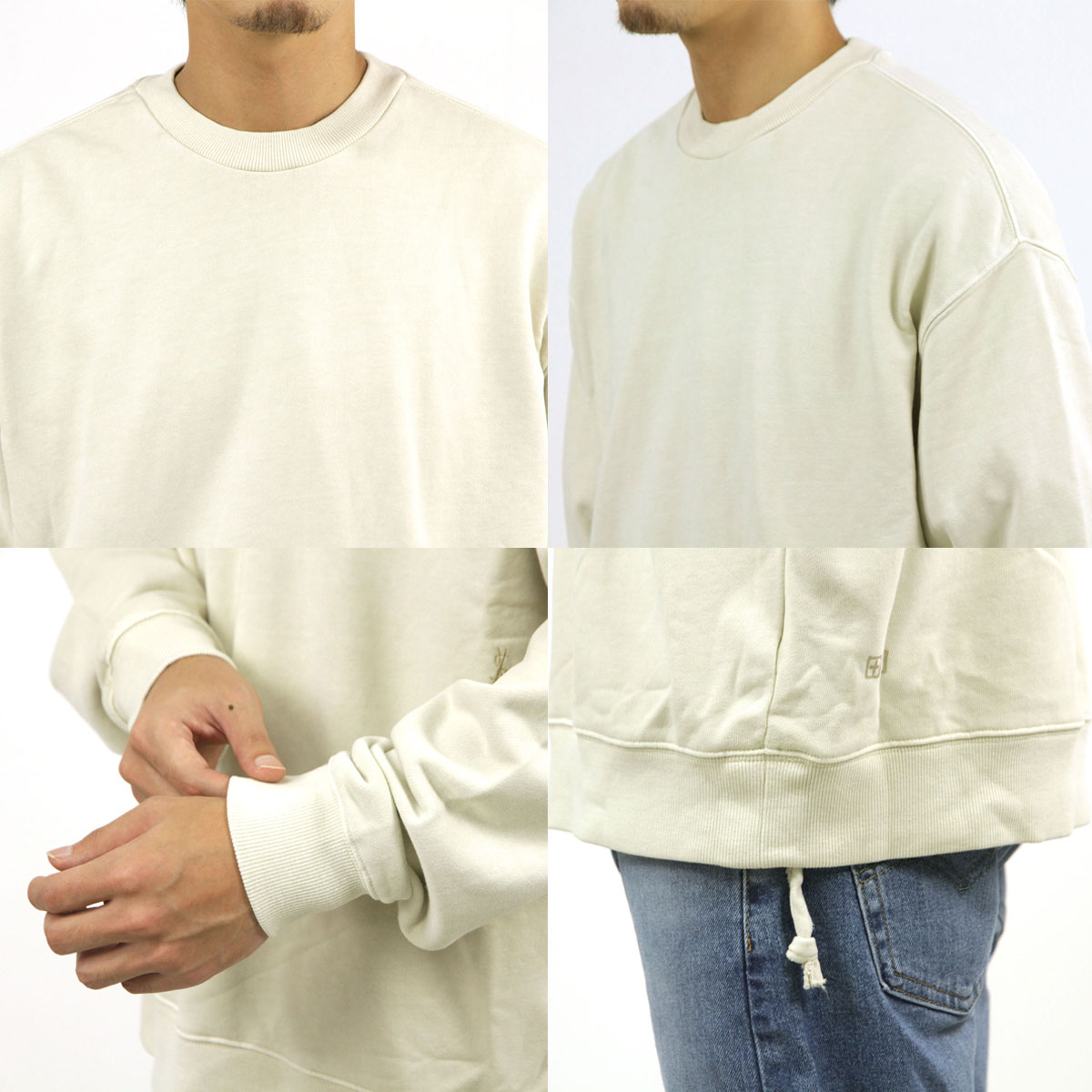 ���� �������å� ��� ��������Ź KSUBI �ȥ졼�ʡ� �Хå��ץ��� ���롼�ͥå� 4 X 4 BIGGIE CREW FLEECE SWEAT SHIRT DESERT 5000006298 TAN AC1B B1C C1D D5E E18F