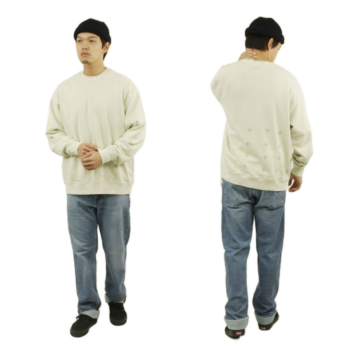 ���� �������å� ��� ��������Ź KSUBI �ȥ졼�ʡ� �Хå��ץ��� ���롼�ͥå� 4 X 4 BIGGIE CREW FLEECE SWEAT SHIRT DESERT 5000006298 TAN AC1B B1C C1D D5E E18F