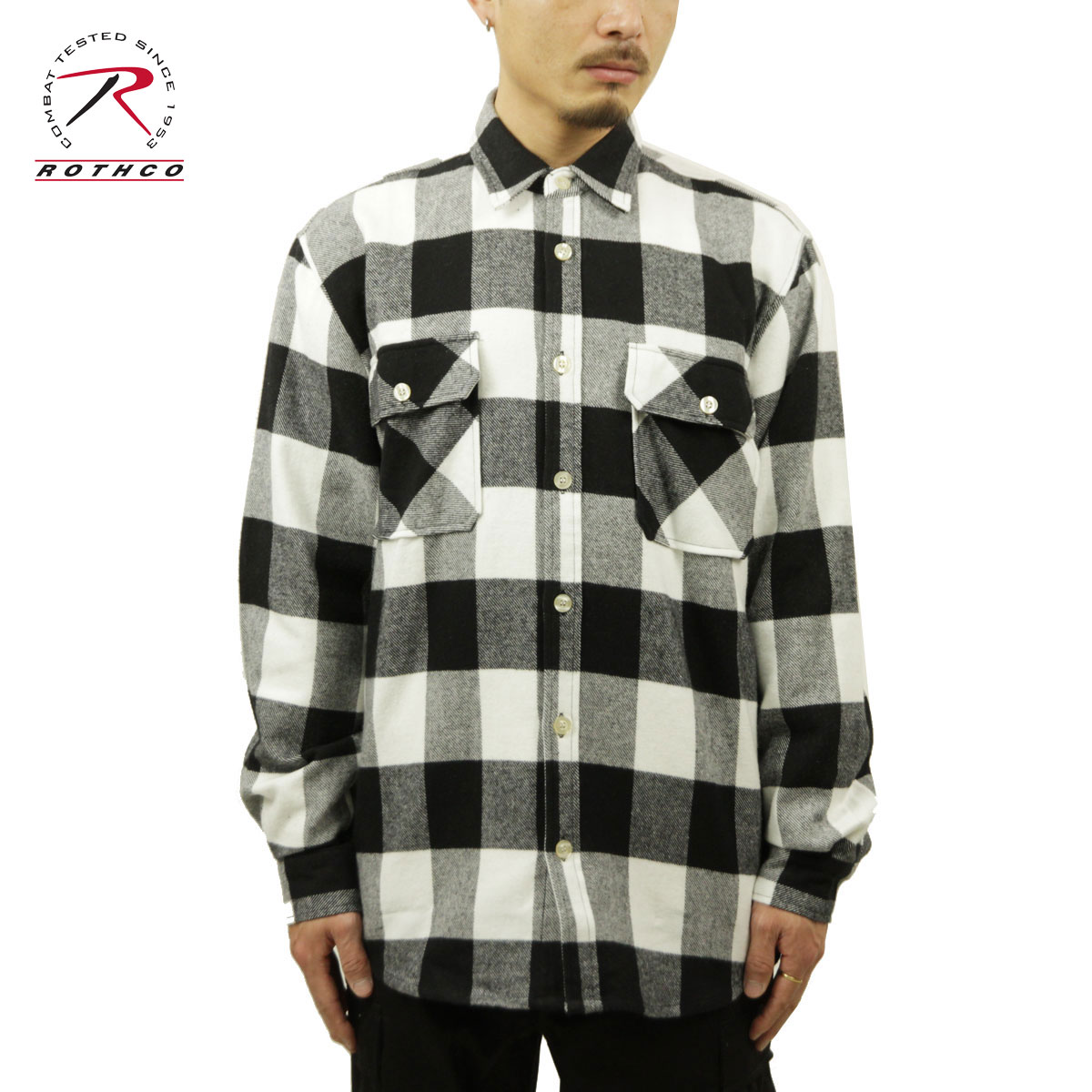 ������ ����� ��� ������ ROTHCO �ͥ륷��� �ե��ͥ륷��� �����å��� ROTHCO EXTRA HEAVYWEIGHT BUFFALO PLAID FLANNEL SHIRT WHITE 4739 A98B B1C C1D D6E E01F