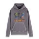 åɥ ѡ  Ź SCOTCH&SODA ץ ץ륪Сѡ åȥѡ GARMENT-DYED GRAPHIC HOODIE GRAPHITE D 167221 0415 63812 06 A39B B1C C1D D5E E02F