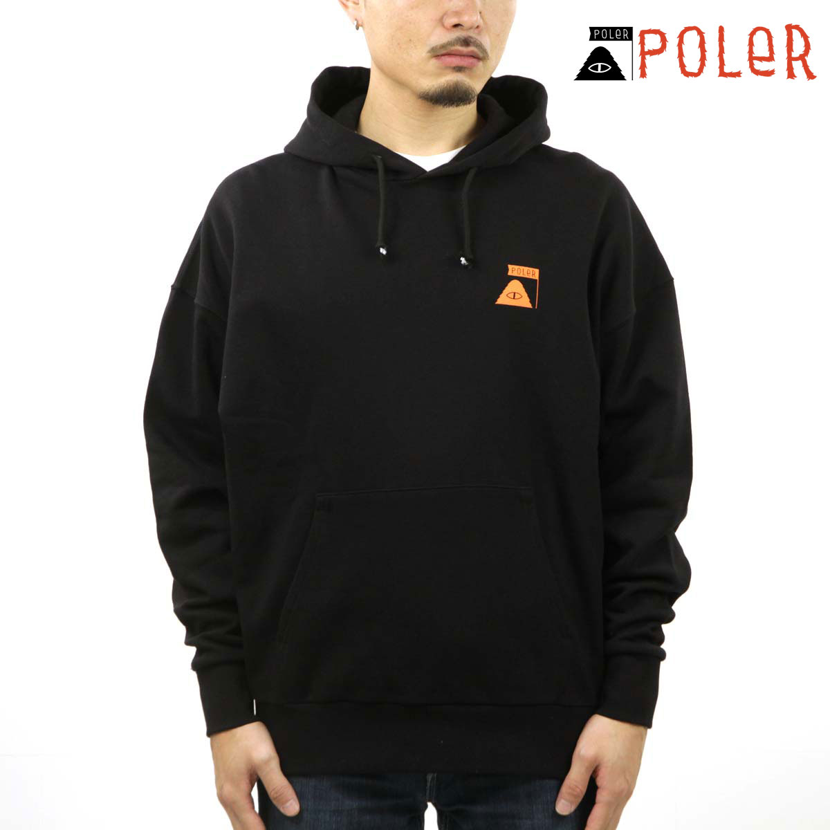 �ݡ��顼 ��� �ѡ����� ��������Ź POLER ���� �ץ륪���С� �ա��ǥ��� SUMMIT HOOD PULL PARKA 233MCV0058-BLK BLACK A79B B1C C1D D5E E13F