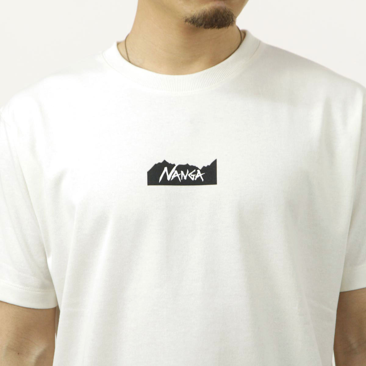 �ʥ� ��� ȾµT����� ��������Ź NANGA ���롼�ͥå� ���ݥ���� ���� ECO HYBRID MT LOGO TEE WHT NW2211-1G208 WHITE