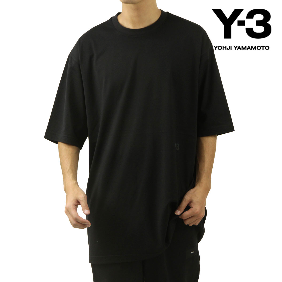 磻꡼  ȾµT  Y-3 롼ͥå åȥ U BOXY SS TEE IW0071 BLACK A51B B1C C1D D1E E13F