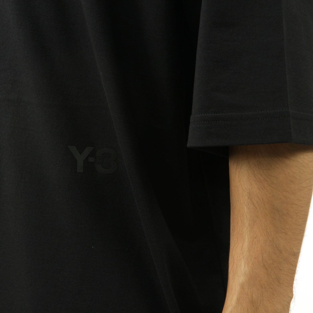 磻꡼  ȾµT  Y-3 롼ͥå åȥ U BOXY SS TEE IW0071 BLACK A51B B1C C1D D1E E13F