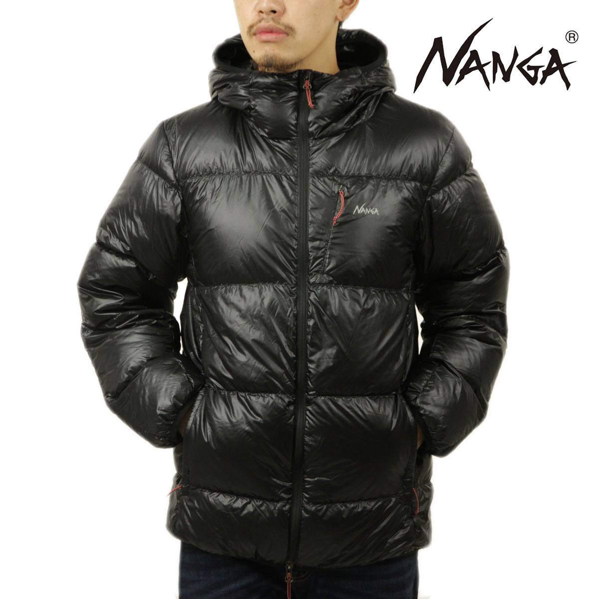 �ʥ� ��� �����󥸥㥱�å� ��������Ź NANGA �ޥ���ƥ���å� ���㥱�å� �������� MOUNTAIN LODGE DOWN HOODIE JACKET NW2441-1A802 BLK BLACK