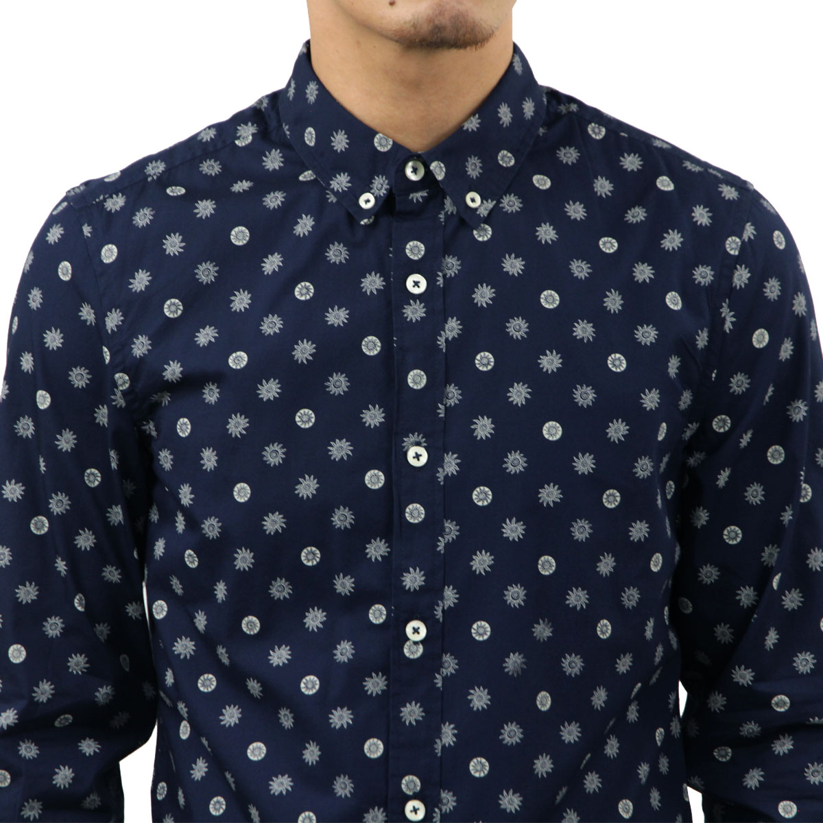 �����å�����ɥ����� ��� Ĺµ����� ��������Ź SCOTCH&SODA �ܥ�������� �ݥץ�󥷥�� MICROPRINT POPLIN SLIM FIT SHIRT FOULARD 183058 401 51415 79 A39B B1C C1D D6E E06F