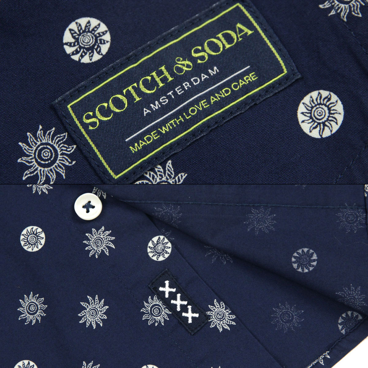 �����å�����ɥ����� ��� Ĺµ����� ��������Ź SCOTCH&SODA �ܥ�������� �ݥץ�󥷥�� MICROPRINT POPLIN SLIM FIT SHIRT FOULARD 183058 401 51415 79 A39B B1C C1D D6E E06F