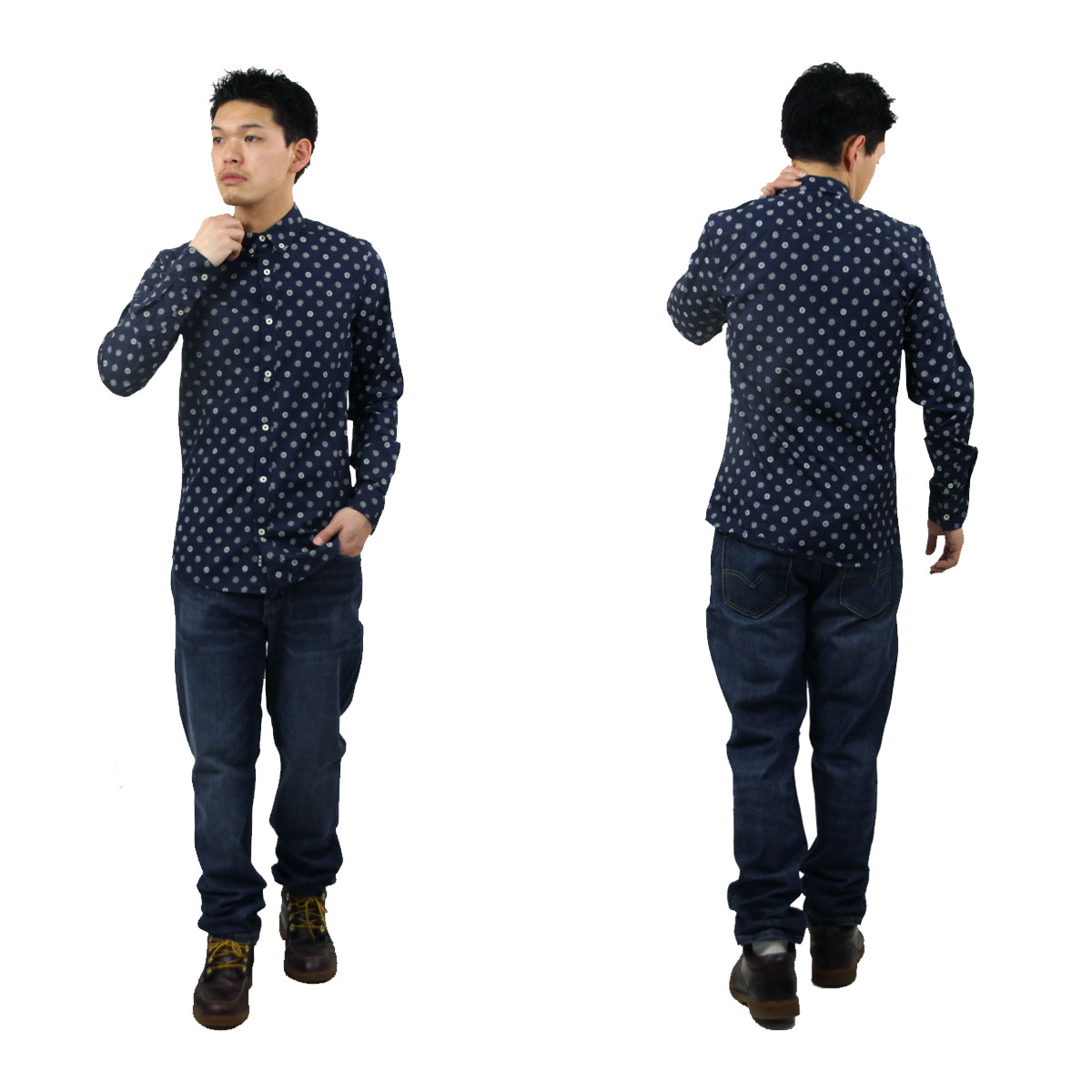 �����å�����ɥ����� ��� Ĺµ����� ��������Ź SCOTCH&SODA �ܥ�������� �ݥץ�󥷥�� MICROPRINT POPLIN SLIM FIT SHIRT FOULARD 183058 401 51415 79 A39B B1C C1D D6E E06F