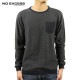 �Ρ��������� ����T ��� ��������Ź NO EXCESS ĹµT����� PULLOVER R-NECK STRIPES KNIT 230823 23 dk grey D15S25