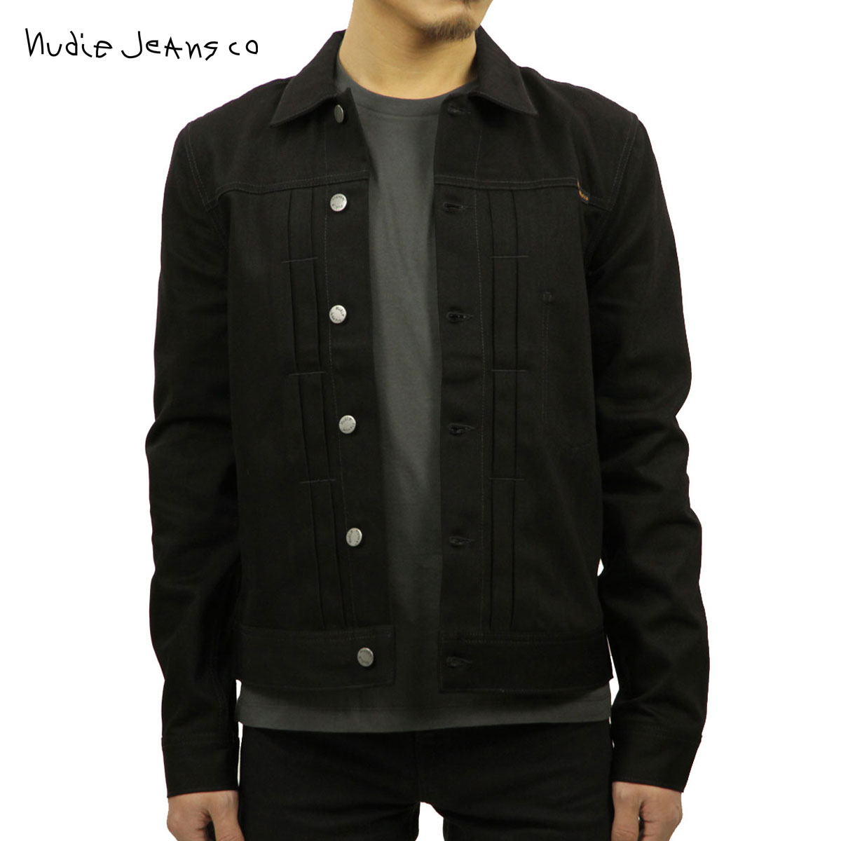 �̡��ǥ��������� �������� ��� ��������Ź Nudie Jeans ���㥱�å� ���㥱�å� DENIM JACKET SONNY DRY BLACK 160443 A62B B1C C1D D4E E13F