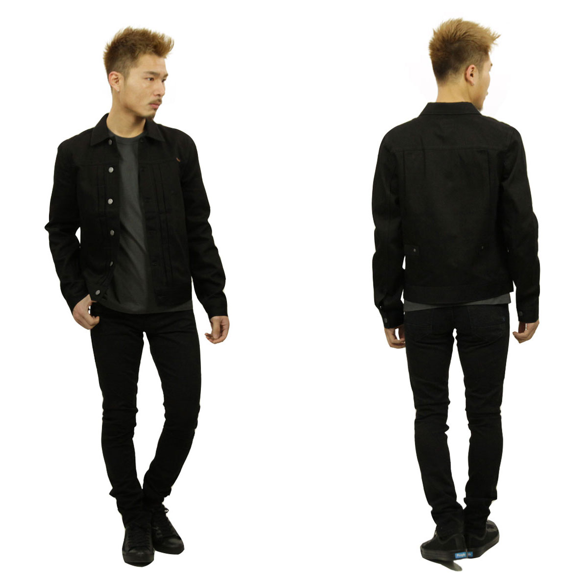 �̡��ǥ��������� �������� ��� ��������Ź Nudie Jeans ���㥱�å� ���㥱�å� DENIM JACKET SONNY DRY BLACK 160443 A62B B1C C1D D4E E13F