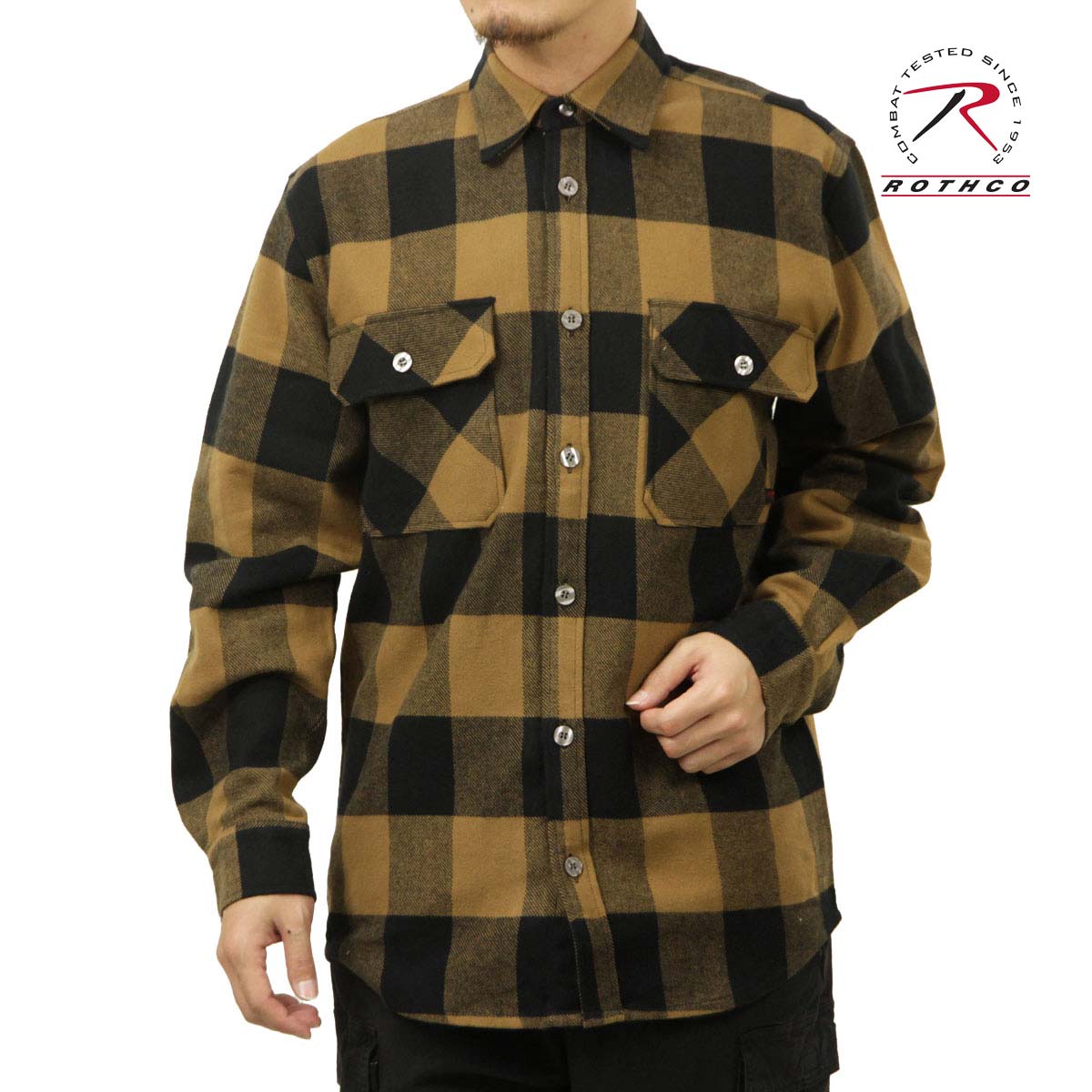 ������ ����� ��� ������ ROTHCO �ͥ륷��� �ե��ͥ륷��� �����å��� ROTHCO EXTRA HEAVYWEIGHT BUFFALO PLAID FLANNEL SHIRT BROWN 4667 A98B B1C C1D D6E E04F