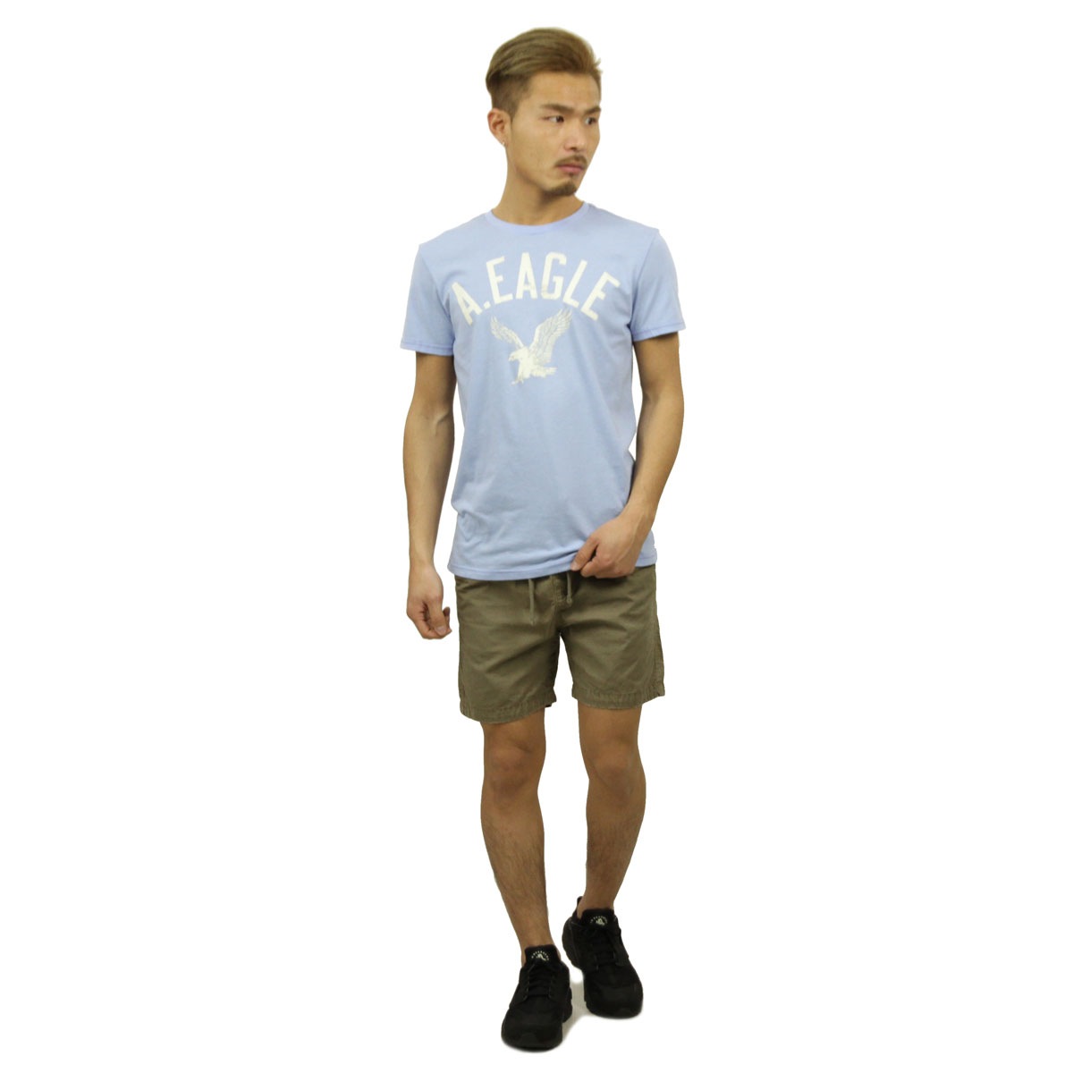 ����ꥫ�󥤡����� T����� ������ AMERICAN EAGLE ȾµT�����  AEO GRAPHIC CREW T-SHIRT 0519-3887 568 A04B B1C C1D D1E E07F