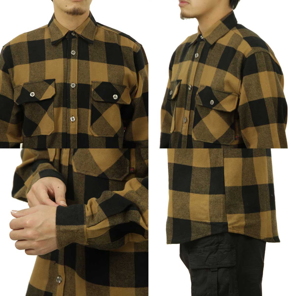 ������ ����� ��� ������ ROTHCO �ͥ륷��� �ե��ͥ륷��� �����å��� ROTHCO EXTRA HEAVYWEIGHT BUFFALO PLAID FLANNEL SHIRT BROWN 4667 A98B B1C C1D D6E E04F