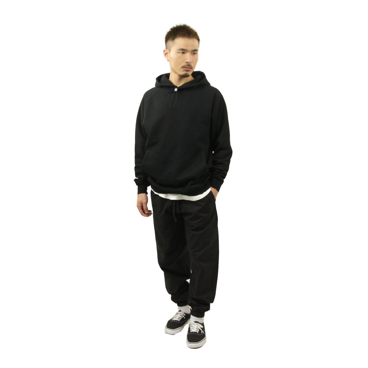 ��������� �ѡ����� ��� ��������Ź ZANEROBE �ץ륪���С��ѡ����� LOWGO HOOD SWEAT PULLOVER PARKA 412-DEL BLACK A13B B1C C1D D5E E13F