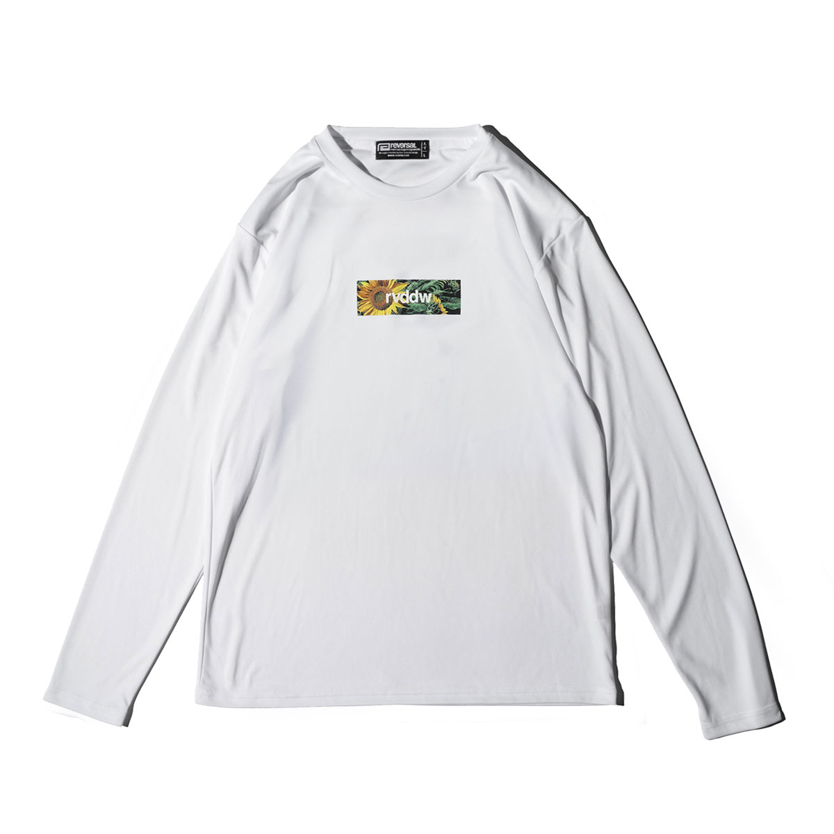 ��С����� ��� ����T ��������Ź REVERSAL ���� �ɥ饤T����� ĹµT����� SUN FLOWER rvddw BOX LOGO DRY LONG SLEEVE rv23ss153 WHITE A06B B1C C1D D2E E01F